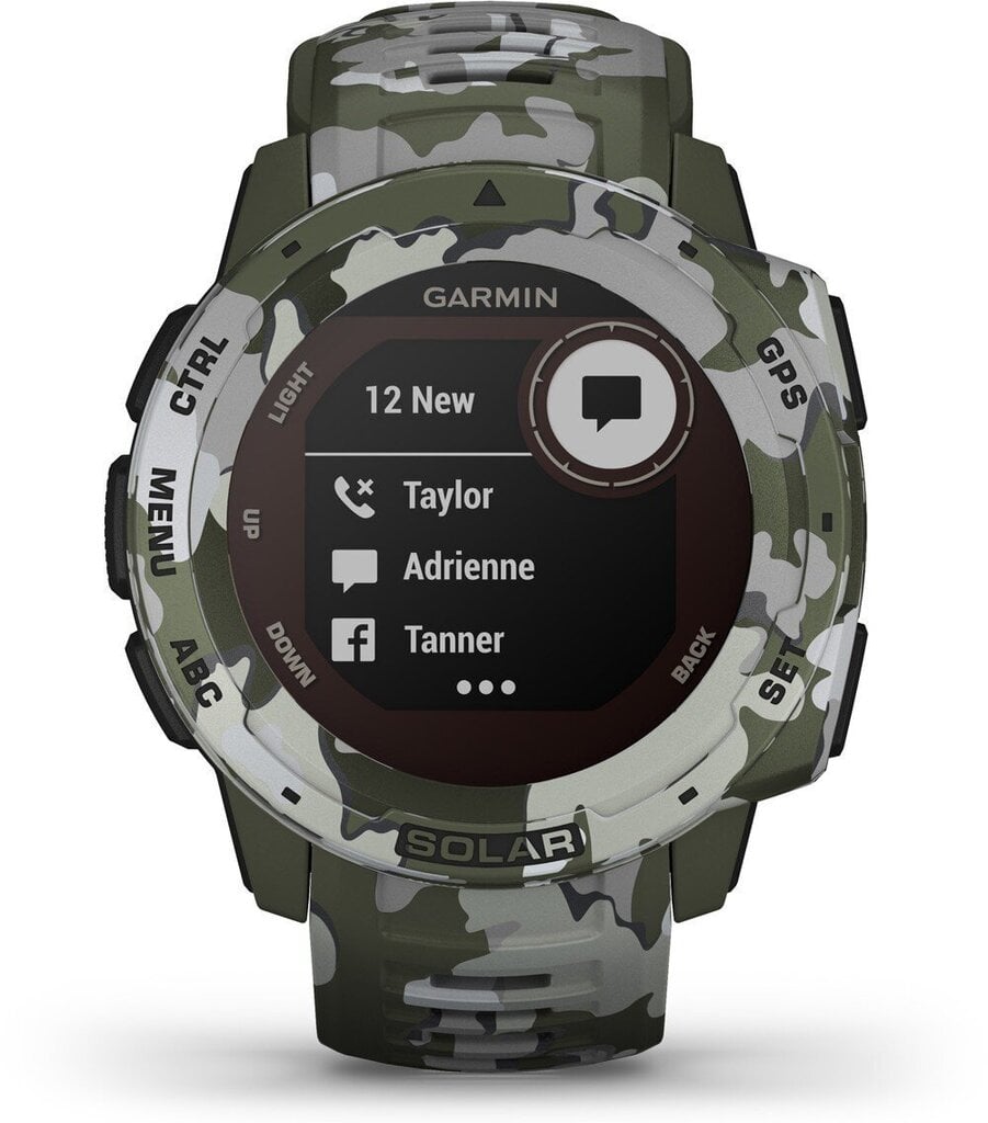 Garmin Instinct® Solar Camo Lichen Camo hind ja info | Nutikellad (smartwatch) | kaup24.ee