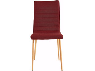 2-tooli komplekt Notio Living Porter, punane hind ja info | Söögitoolid, baaritoolid | kaup24.ee