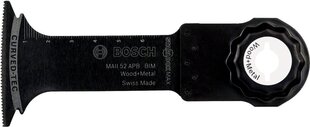 Погружное полотно Bosch MAIZ 52 APB BIM 52x70 мм Starlock Max цена и информация | Механические инструменты | kaup24.ee