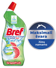 Чистящее средство для унитаза BREF PRONATURE Grapefruit 700мл цена и информация | Очистители | kaup24.ee