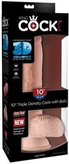 Дилдо "Triple Density Cock", 10" цена и информация | Фаллоимитаторы | kaup24.ee