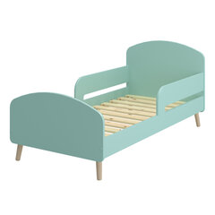 Детская кровать Notio Living Gigi, 70x140 см, зеленая цена и информация | Детские кровати | kaup24.ee
