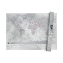Kustutatav maailmakaart Lukies Platinum 82,5 x 59,4 cm hind ja info | Maailmakaardid | kaup24.ee