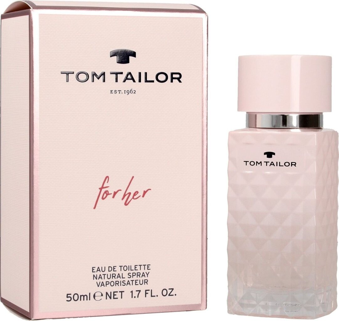 Tualettvesi Tom Tailor For Her EDT naistele 50 ml цена и информация | Naiste parfüümid | kaup24.ee