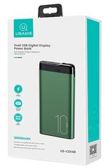 Usams US-CD148 10 000 mAh цена и информация | Зарядные устройства Power bank | kaup24.ee