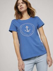 Женская футболка Tom Tailor 1025290*26676, синяя цена и информация | Футболка женская | kaup24.ee