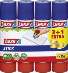 Клей-карандаш Tesa 4x20г, Mega Pack цена и информация | Tesa Сантехника, ремонт, вентиляция | kaup24.ee