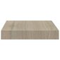 vidaXL seinariiul, tammevärvi, 23 x 23,5 x 3,8 cm MDF hind ja info | Riiulid | kaup24.ee