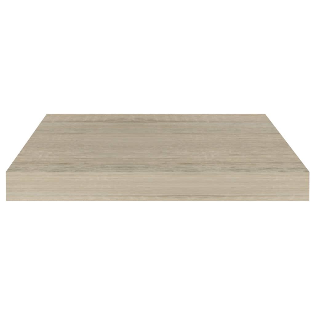 vidaXL seinariiul, tammevärvi, 40 x 23 x 3,8 cm MDF hind ja info | Riiulid | kaup24.ee