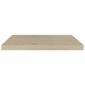 vidaXL seinariiul, tamm, 60 x 23,5 x 3,8 cm MDF hind ja info | Riiulid | kaup24.ee