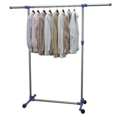 Вешалка для одежды, серебро цена и информация | Шкафы | kaup24.ee