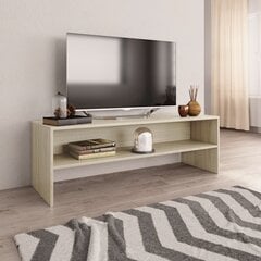 vidaXL telerialus, Sonoma tamm, 120 x 40 x 40 cm, puitlaastplaat hind ja info | TV alused | kaup24.ee