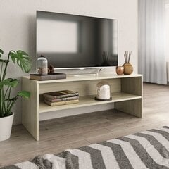 vidaXL telerialus, Sonoma tamm 100 x 40 x 40 cm puitlaastplaat hind ja info | TV alused | kaup24.ee