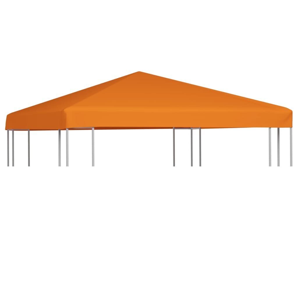 vidaXL varjualuse katus 310 g/m² 3 x 3 m, oranž hind ja info | Varikatused ja aiapaviljonid | kaup24.ee