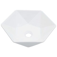 vidaXL valamu, 41 x 36,5 x 12 cm, keraamiline, valge цена и информация | Раковины | kaup24.ee