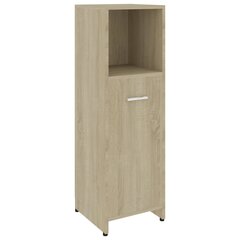 Шкафчик для ванной комнаты, 30x30x95 см, коричневый цена и информация | Шкафчики для ванной | kaup24.ee