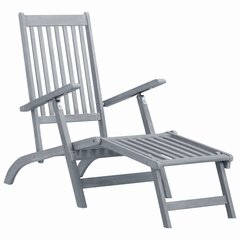 Садовый стул, серый цена и информация | Шезлонги | kaup24.ee