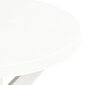 vidaXL bistroolaud, valge Ø 70 cm plast hind ja info | Aialauad | kaup24.ee