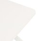 vidaXL bistroolaud, valge 70 x 70 x 72 cm plast hind ja info | Aialauad | kaup24.ee