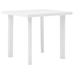 Садовый стол, белый цена и информация | Садовые столы и столики | kaup24.ee
