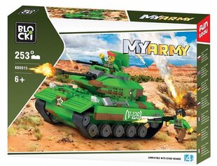 Konstruktor Blocki MyArmy Tank KB0915, 253 tk hind ja info | Klotsid ja konstruktorid | kaup24.ee