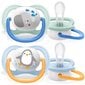 Silikoonist lutt Philips Avent Ultra Air, 0-6 kuud., SCF080/05, 2 tk. hind ja info | Lutid | kaup24.ee