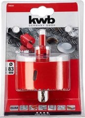 Süvikpuur Kwb HSS BI-METAL, 83mm цена и информация | Механические инструменты | kaup24.ee