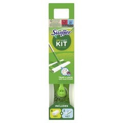 Swiffer Sweeper Starter Kit XXL: метла, сухие салфетки 8шт и влажные салфетки 3шт цена и информация | Для дворников | kaup24.ee