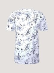 Мужская футболка Tom Tailor 1025130*26713, белый/синий цена и информация | Мужские футболки | kaup24.ee