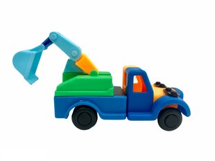 Värvikas auto Puzzle Assembled Excavator цена и информация | Игрушки для мальчиков | kaup24.ee