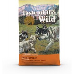 Kuivtoit kutsikatele Taste Of The Wild High Prairie, 12,2 kg hind ja info | Kuivtoit koertele | kaup24.ee