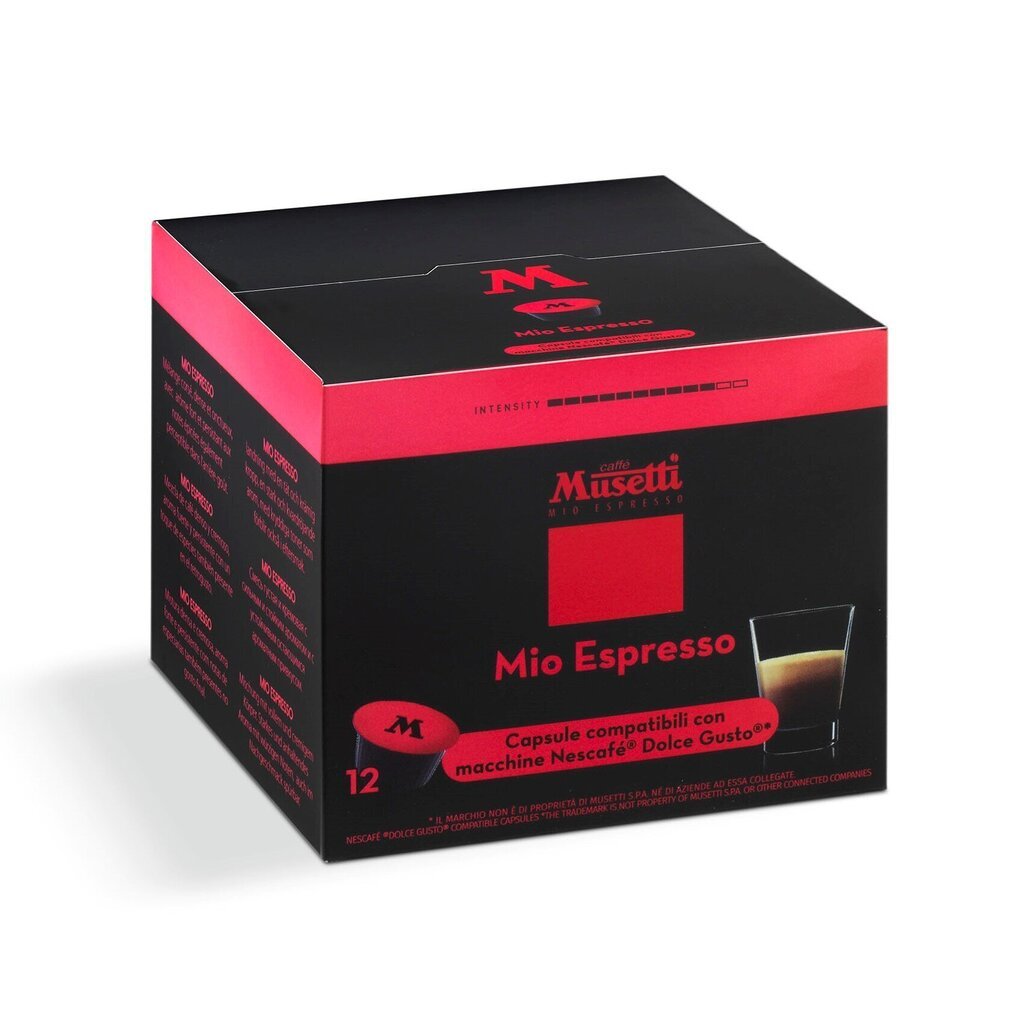 MUSETTI Mio Espresso Dolce Gusto® kohvikapslid, 12tk. цена и информация | Kohv, kakao | kaup24.ee