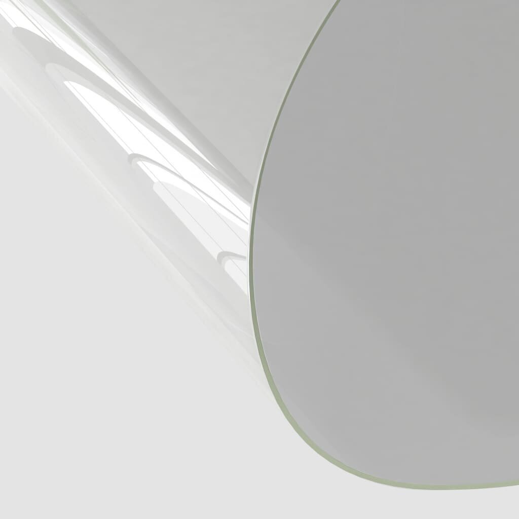 vidaXL lauakaitse, läbipaistev, Ø 110 cm, 2 mm, PVC цена и информация | Laudlinad, lauamatid, servjetid | kaup24.ee