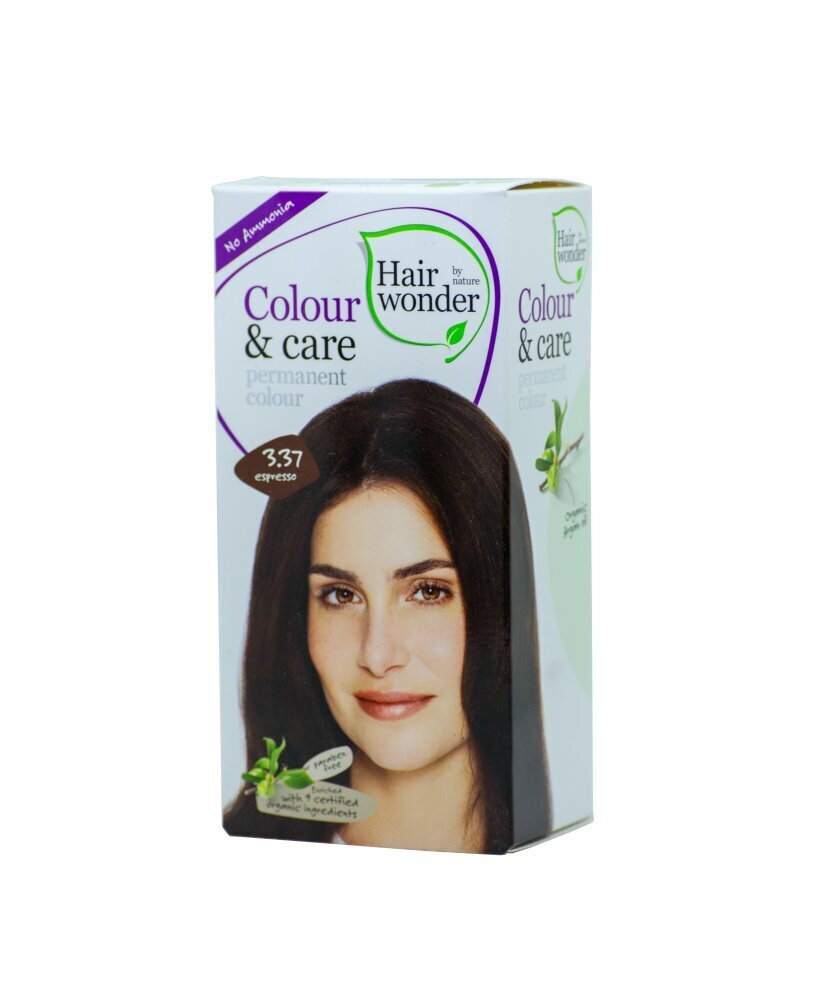 Hairwonder Color & Care pikaajaline juuksevärv ilma ammoniaagita värvi espresso 3,37 hind ja info | Juuksevärvid | kaup24.ee