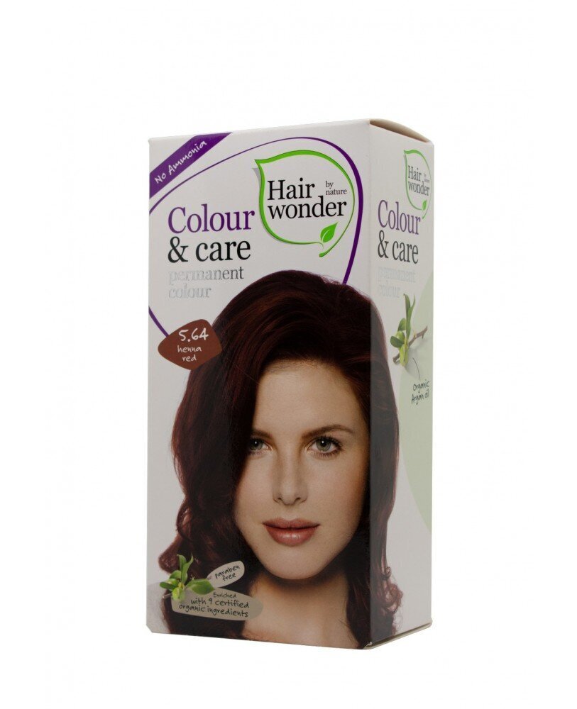 Hairwonder Color & Care püsiv juuksevärv ilma ammoniaagita värvi hennapunane 5.64 hind ja info | Juuksevärvid | kaup24.ee