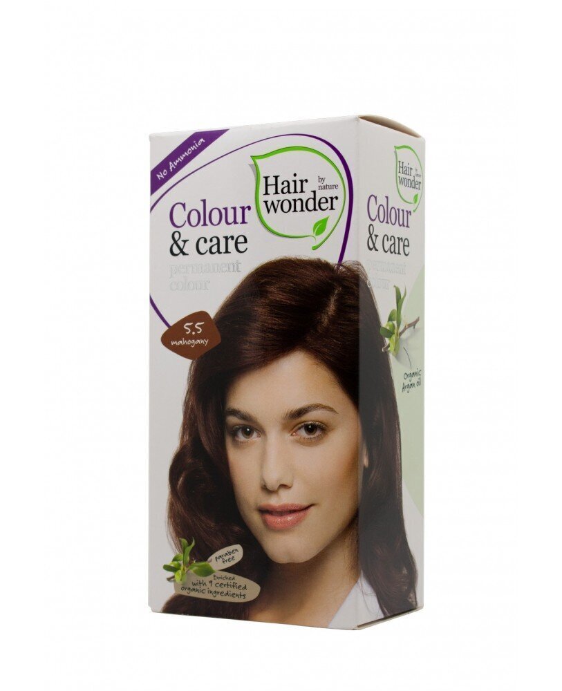 Hairwonder Color & Care pikaajaline juuksevärv ilma ammoniaagita värvi mahagon 5.5 hind ja info | Juuksevärvid | kaup24.ee