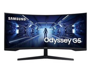 34'' nõgus QHD LED VA-monitor Samsung Odyssey G5 LC34G55TWWRXEN цена и информация | Мониторы | kaup24.ee