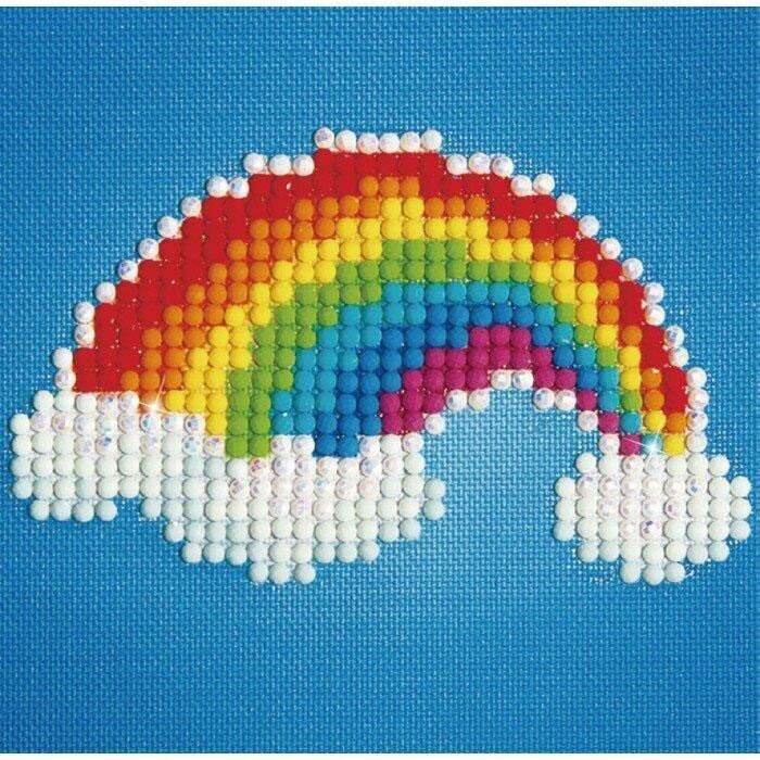 Ever Living Rainbow teemant mosaiik, 10 x 10 цена и информация | Teemantmaalid, teemanttikandid | kaup24.ee