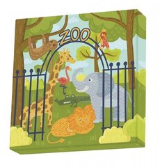 Dotz At The Zoo teemant mosaiik, 28 x 28 цена и информация | Алмазная мозаика | kaup24.ee