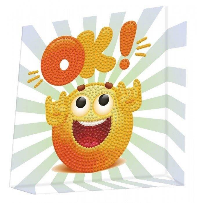 Ok! teemantmosaiik, 15 x 15 hind ja info | Teemantmaalid, teemanttikandid | kaup24.ee