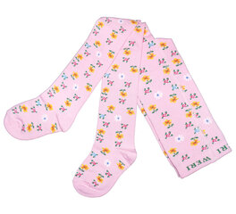 Laste sukkpüksid "Lilled" цена и информация | Колготки, носочки для новорожденных | kaup24.ee