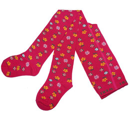 Колготки для детей «Цветочки» цена и информация | Колготки, носочки для новорожденных | kaup24.ee