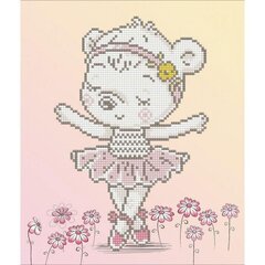 Teemantmosaiik Ballet Bear, 32x32 hind ja info | Teemantmaalid, teemanttikandid | kaup24.ee