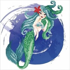 Teemantmosaiik Mermaid, 30 x 30 hind ja info | Teemantmaalid, teemanttikandid | kaup24.ee