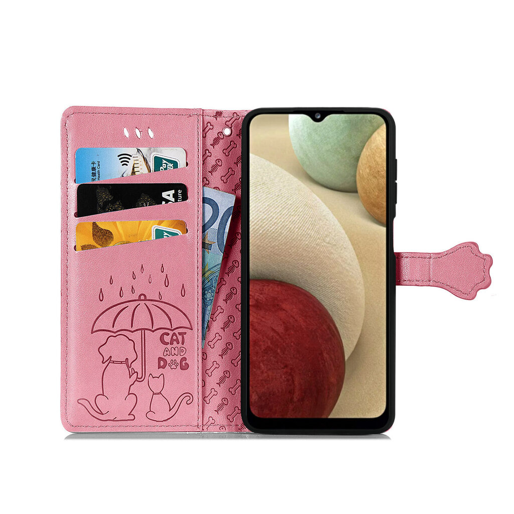 Telefoniümbris Cat-Dog Samsung A125 A12 roosa hind ja info | Telefoni kaaned, ümbrised | kaup24.ee