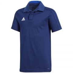 Спортивная футболка для мальчика Adidas Condivo 18 Cotton Polo Jr CF4368 цена и информация | Рубашки для мальчиков | kaup24.ee