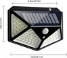 LED-lamp päikesepatareiga 100-SMD цена и информация | Aia- ja õuevalgustid | kaup24.ee