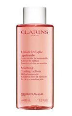 Rahustav näolosjoon Clarins Soothing Toning Lotion, 400 ml цена и информация | Аппараты для ухода за лицом | kaup24.ee