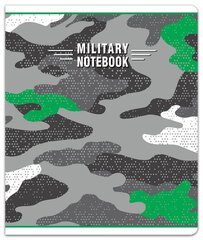 Jooneline vihik Military A5, 48 lehte hind ja info | Vihikud, märkmikud ja paberikaubad | kaup24.ee