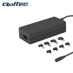 Qoltec 50011 Universal 65W (Max 3.5A) AC Automatic Notebook Charger with 8 Plugs hind ja info | Sülearvutite laadijad | kaup24.ee